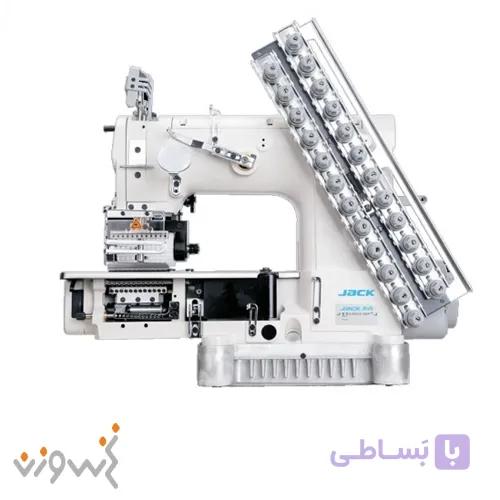 چرخ خیاطی کمرکش سه نواره 13 سوزن جک JK-8009VCDI-130