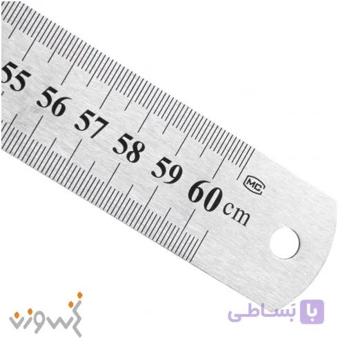 خطکش فلزی 60 سانتیمتری