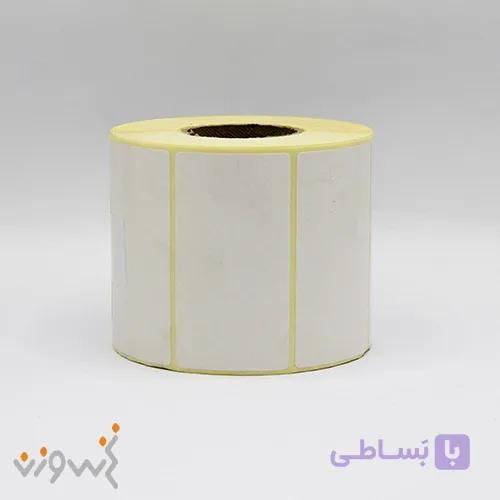 لیبل کاغذی تک ردیف 75*40 1000 عددی — تصویر 1