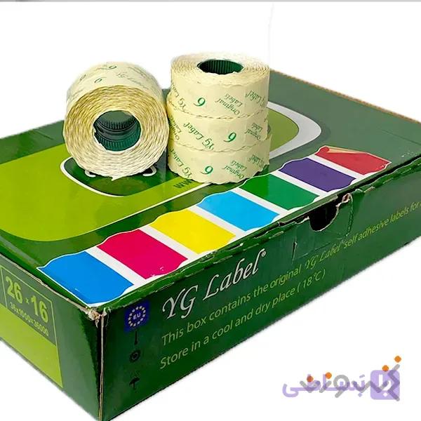 لیبل دستگاه کدزن YG شماره 4 ترک