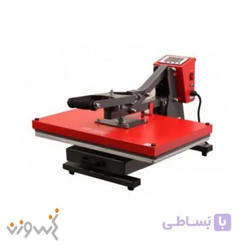 دستگاه پرس حرارتی تخت دستی کشویی 60*40