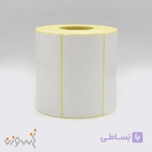 لیبل کاغذی تک ردیف 80*50 1000 عددی — تصویر 1