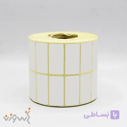 لیبل کاغذی دو ردیف 40*20 4000 عددی — تصویر 1