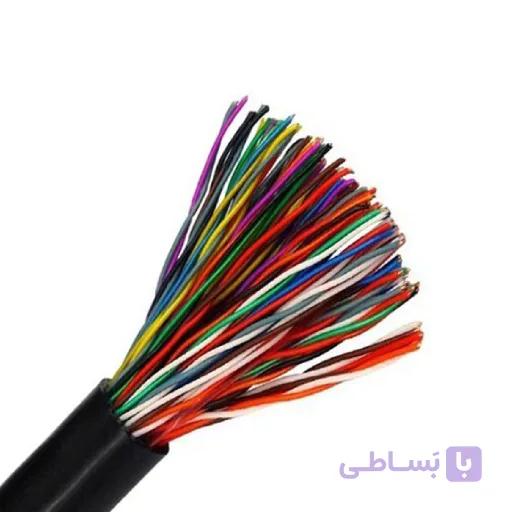 کابل زوجی هوایی 0.6×2×50 زرکابل کرمان - فروشگاه اینترنتی نمالایت