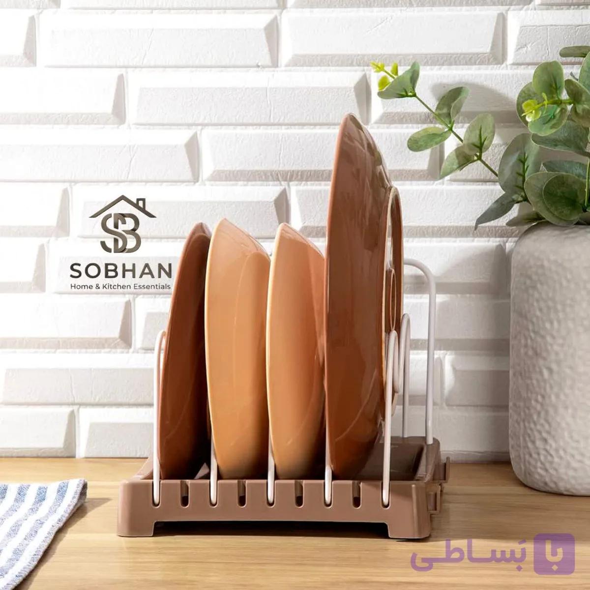 استند نگهدارنده درب قابلمه و بشقاب هوم کت Homeket — تصویر 1