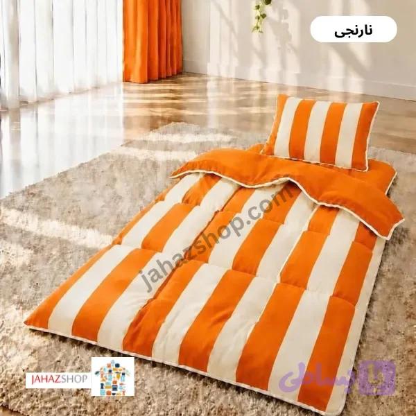 سرویس تشک مهمان و مسافرتی راه راه — تصویر 1