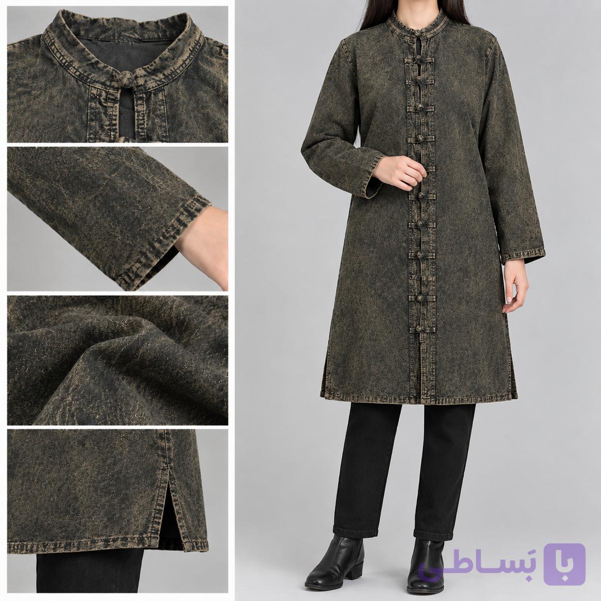 مانتو زنانه دکمه چینی MZ 103
