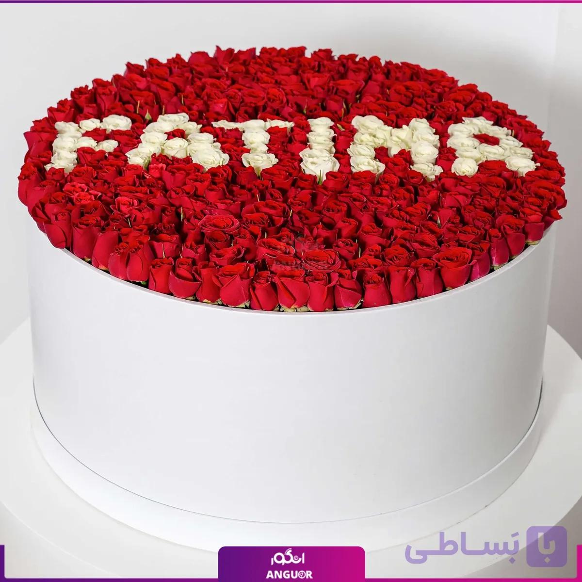 باکس گل رز 100 شاخه فاطمه (Fatima) — تصویر 1