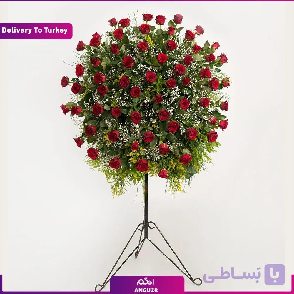 تاج گل تبریک رز (ارسال گل به ترکیه)