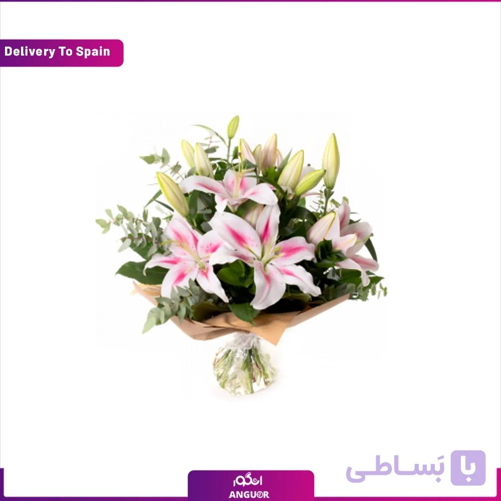 دسته گل لیلیوم (تحویل در اسپانیا)