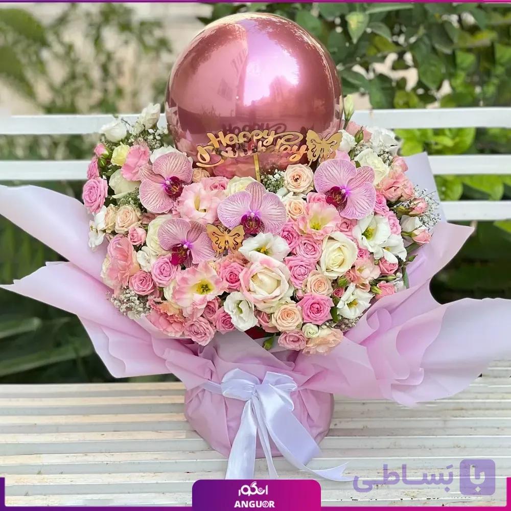 باکس گل تولد نشان عشق