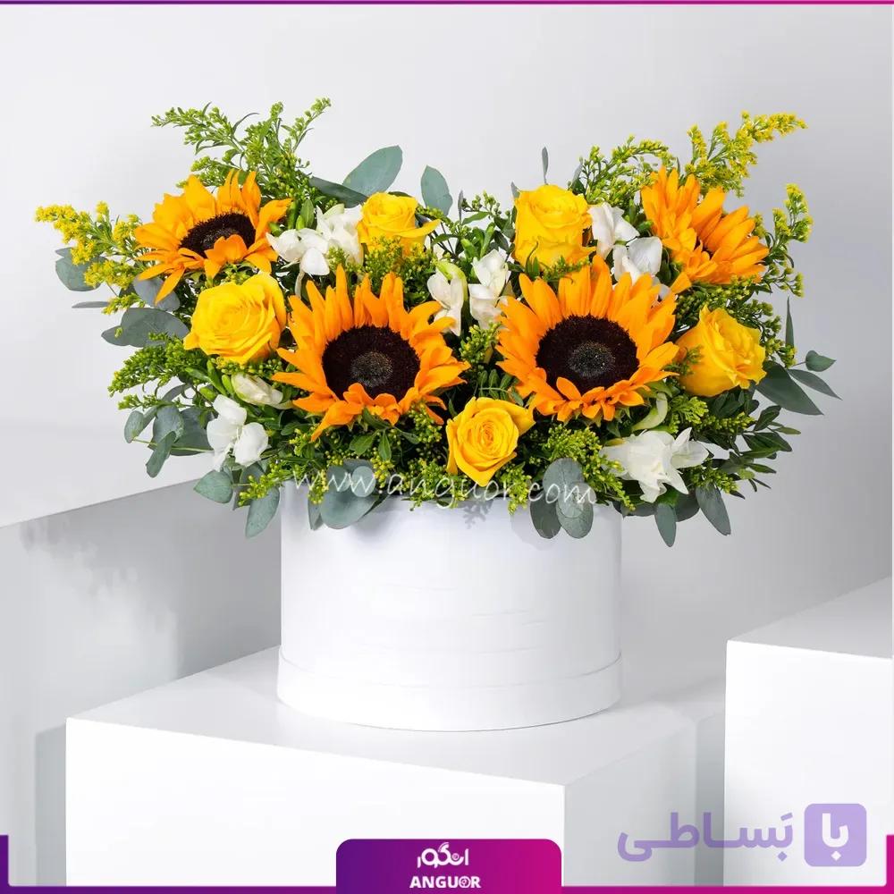 باکس گل به رنگ خورشید — تصویر 1