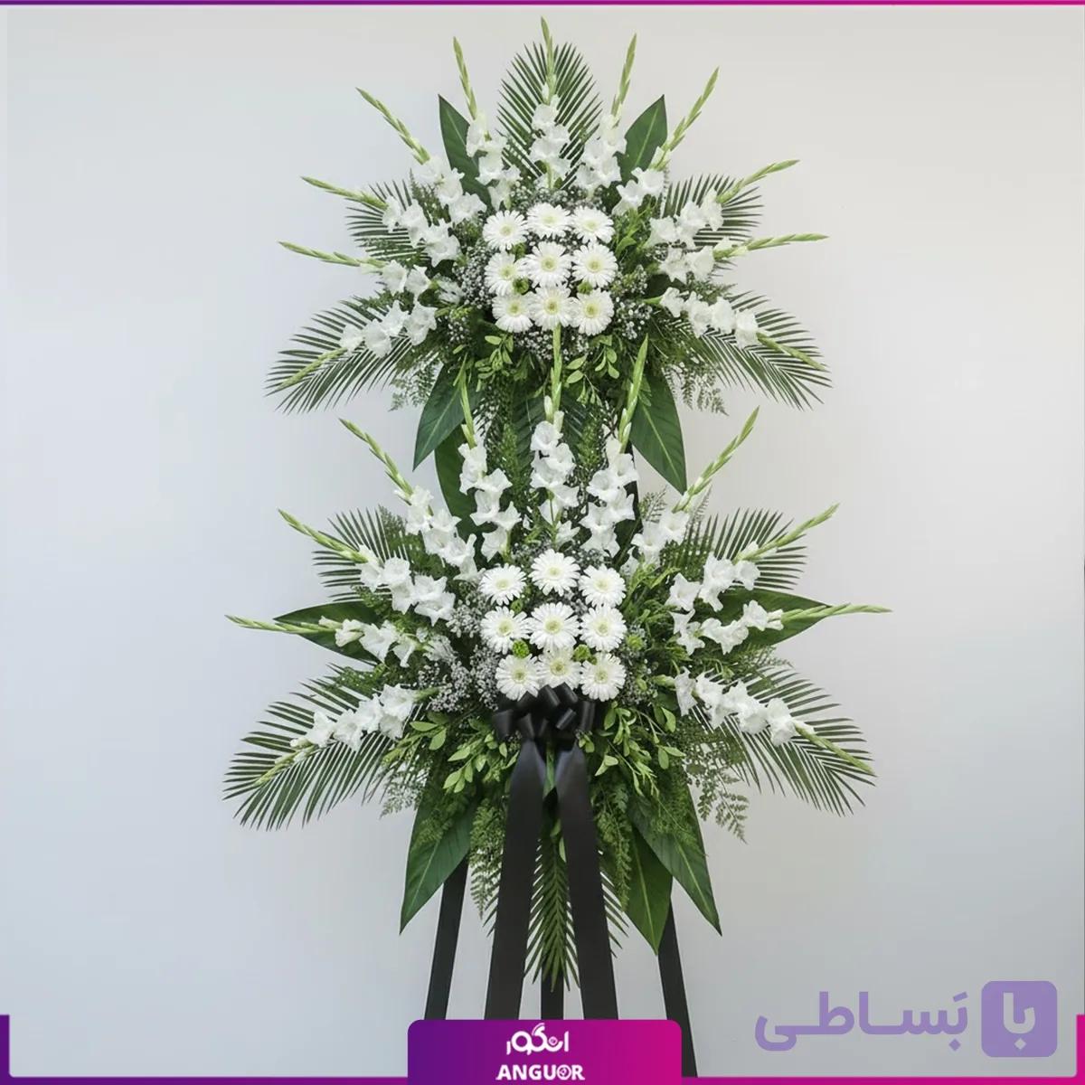 تاج گل ترحیم دو طبقه برای آخرین بار — تصویر 1