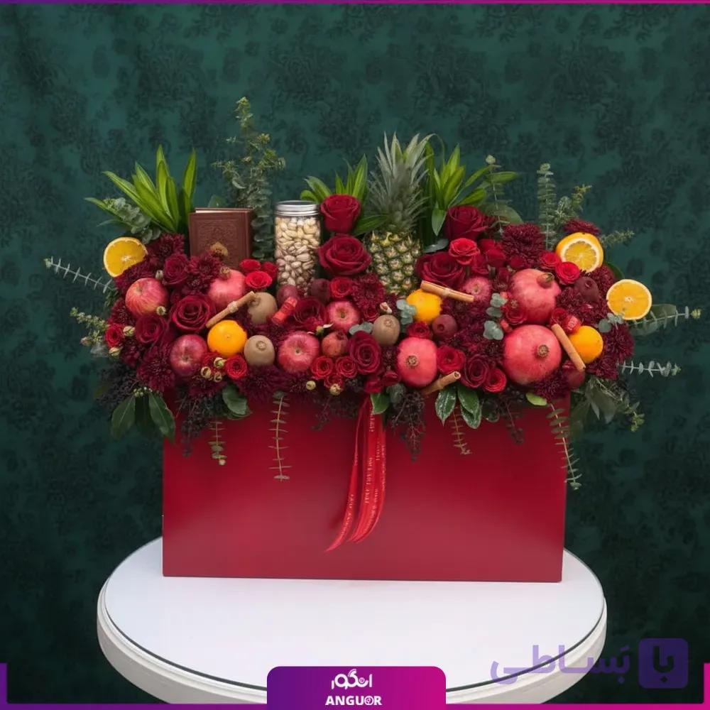 باکس گل چراغ شب عشق