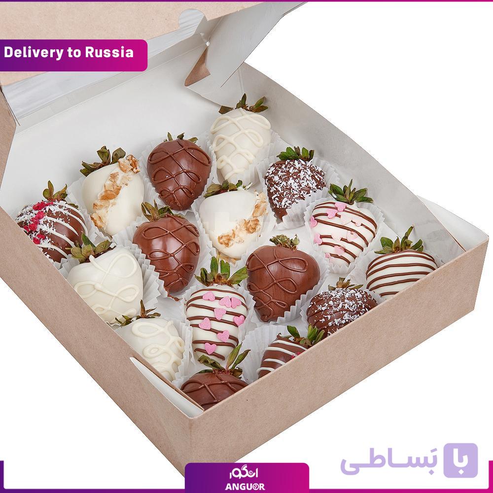 باکس شکلات (ارسال گل به روسیه)