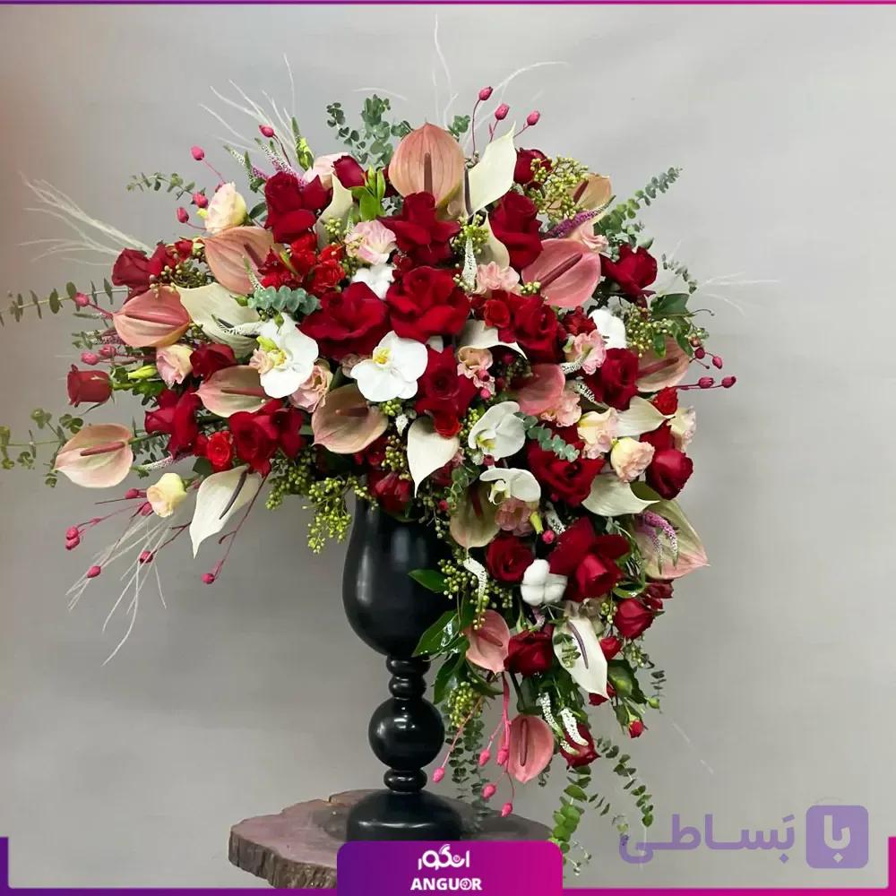 جام گل مناسبتی بزرگ و لاکچری