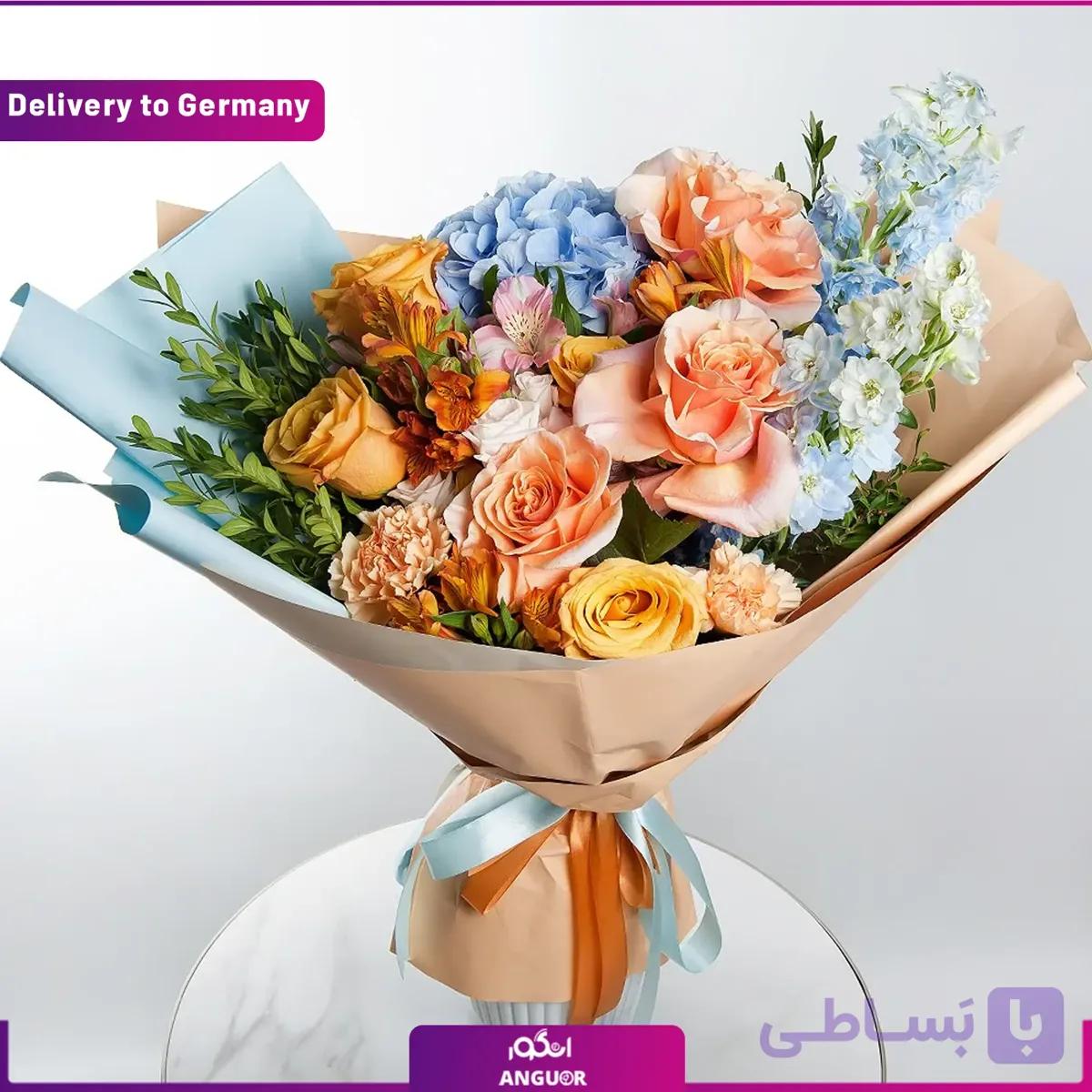 دسته گل جادوی مهتاب (ارسال گل به آلمان)