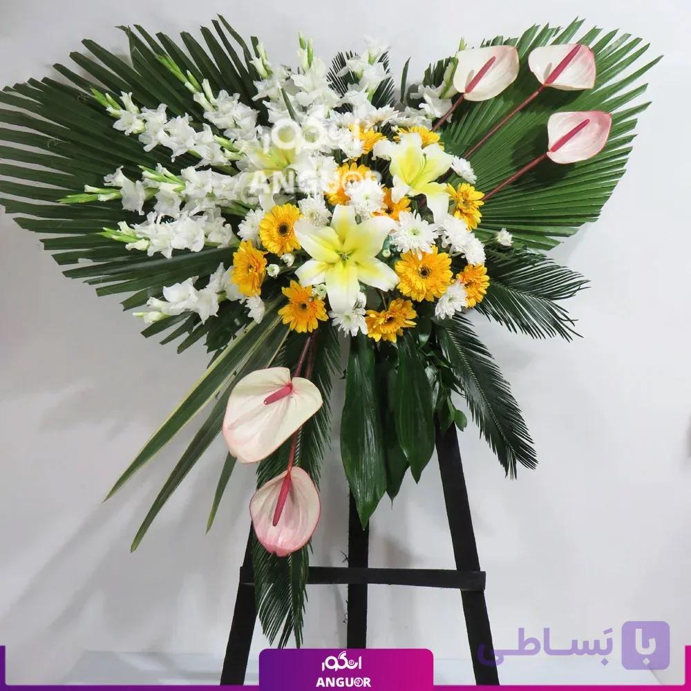 تاج گل ترحیم درخشش آرامش — تصویر 1