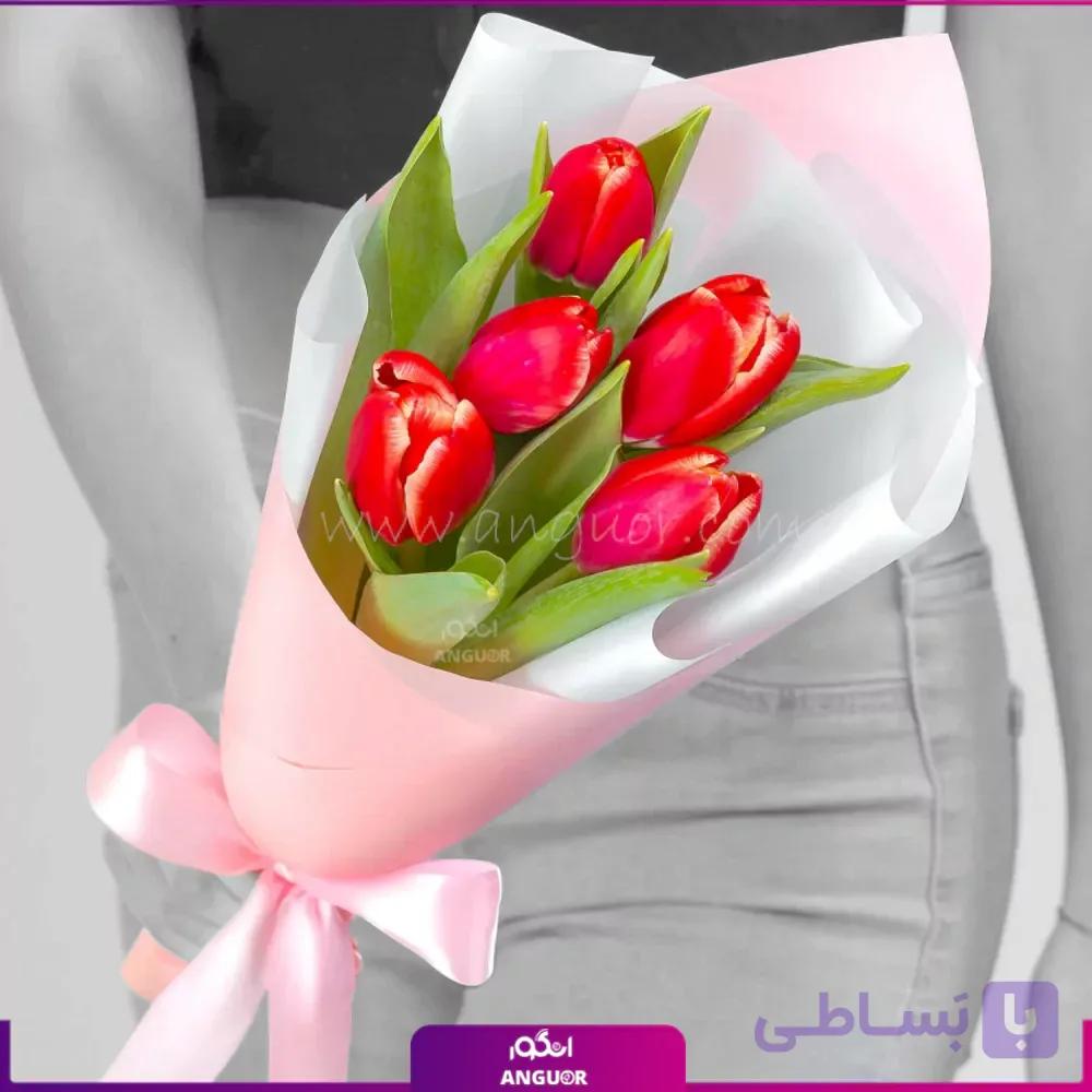 دسته گل لاله ژینار