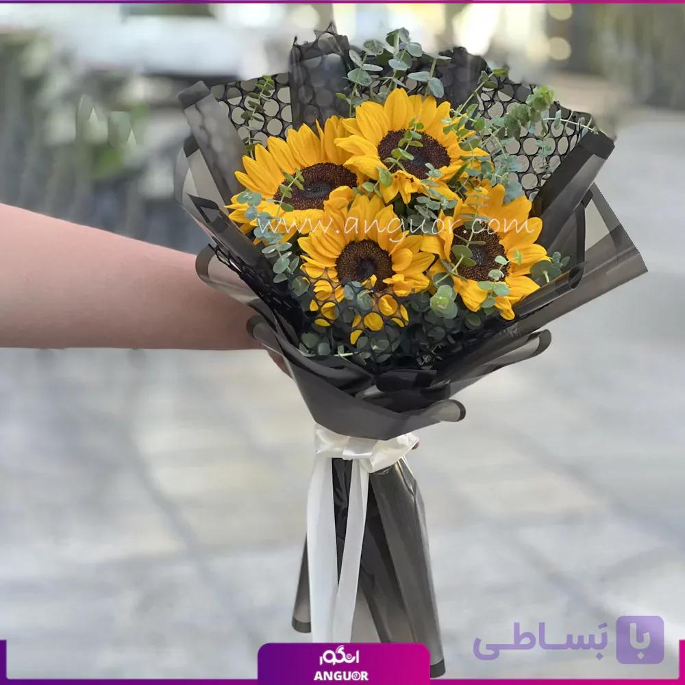 دسته گل آفتابگردان درخشش