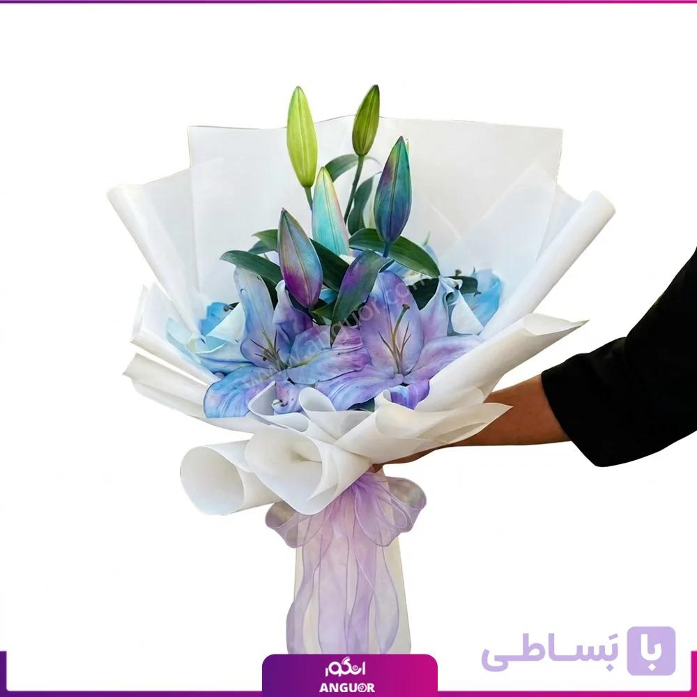 دسته گل لیلیوم 7 رنگ