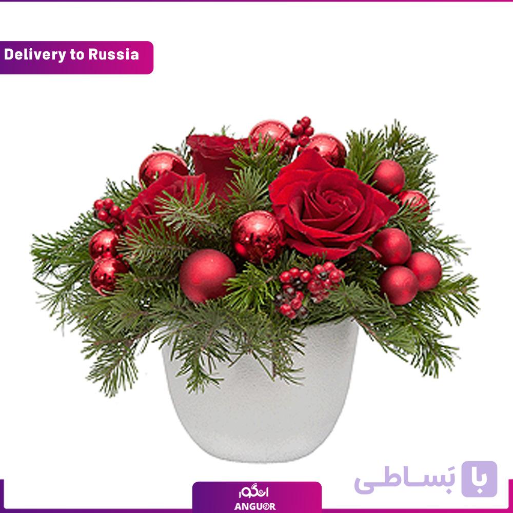 باکس گل تعطیلات زمستانی (تحویل در روسیه)
