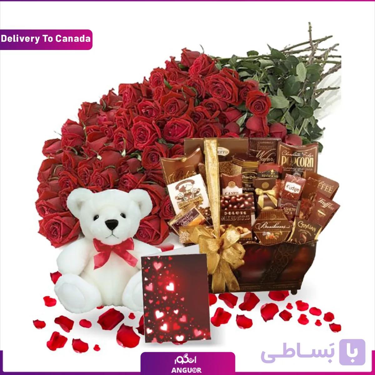 پک هدیه ویژه ولنتاین (تحویل در کانادا)
