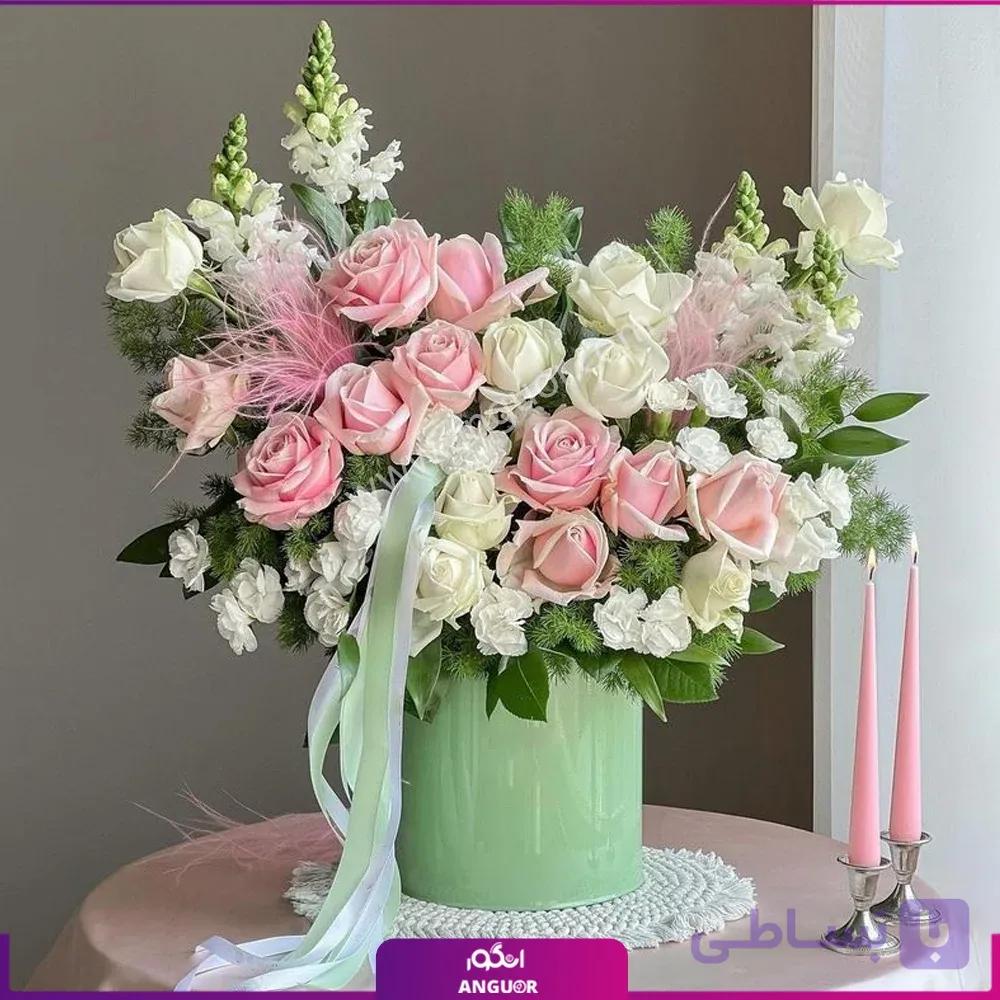 باکس گل لبخند عاشقانه