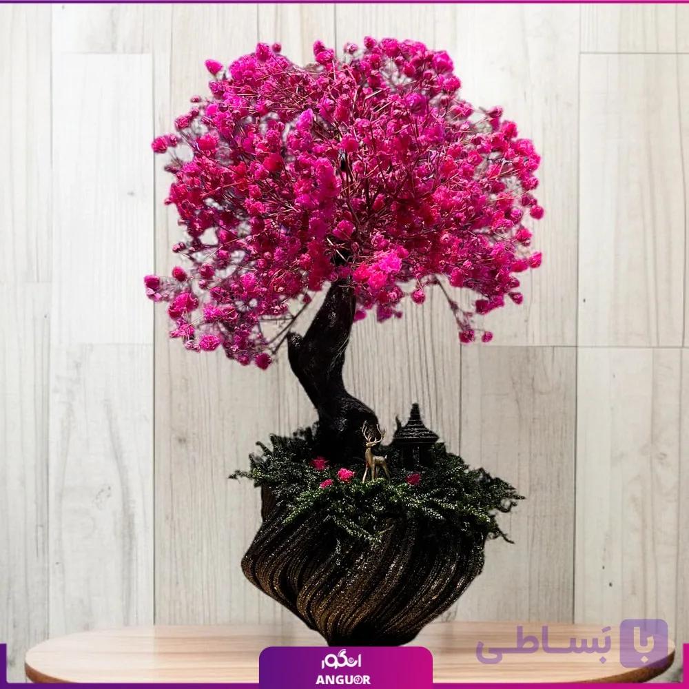 بونسای ساکورا ژاپنی صورتی — تصویر 1