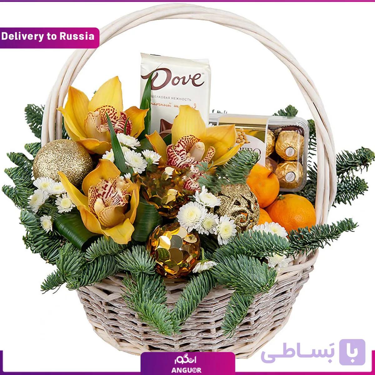 سبد گل کریسمس (تحویل در روسیه) (کپی)
