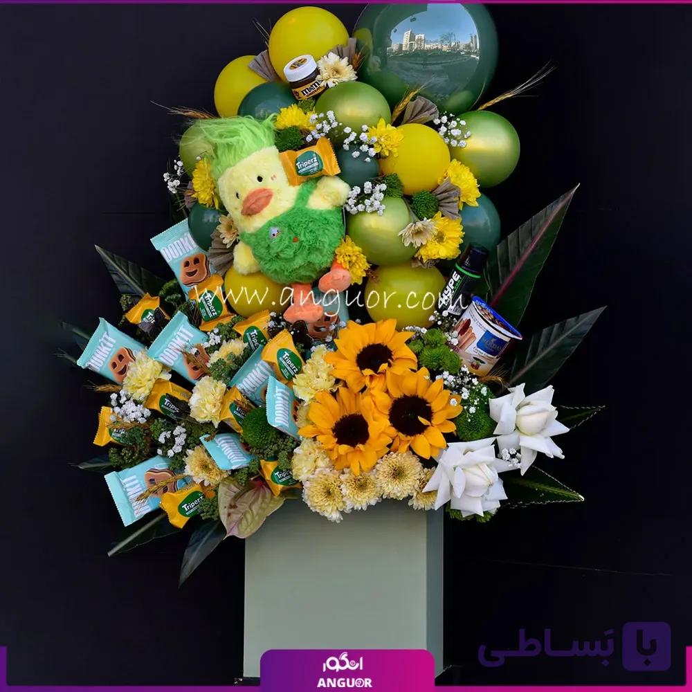 باکس گل قدم نورسیده (نوزاد پسر) — تصویر 1