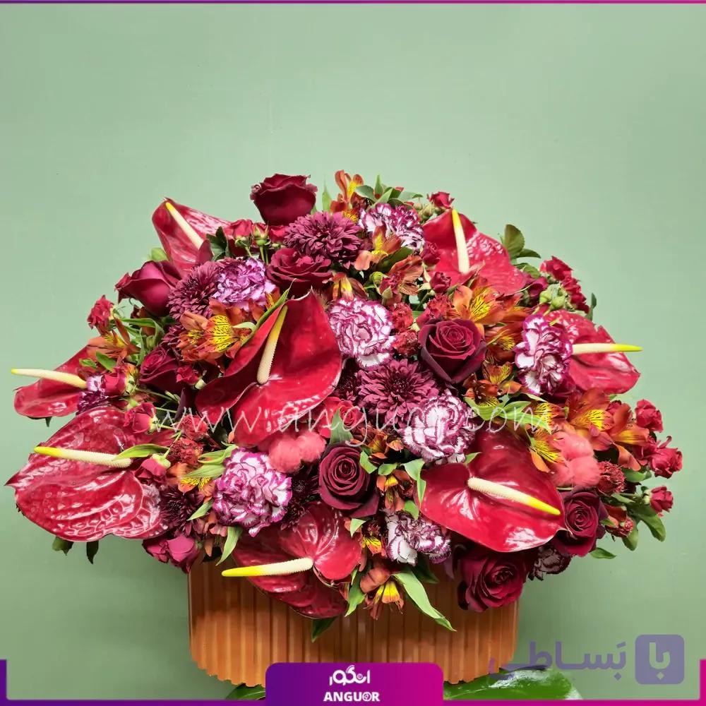 باکس گل عاشقانه ماندگار