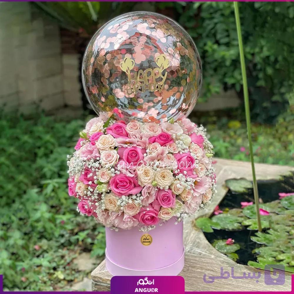 باکس گل و بادکنک شادی