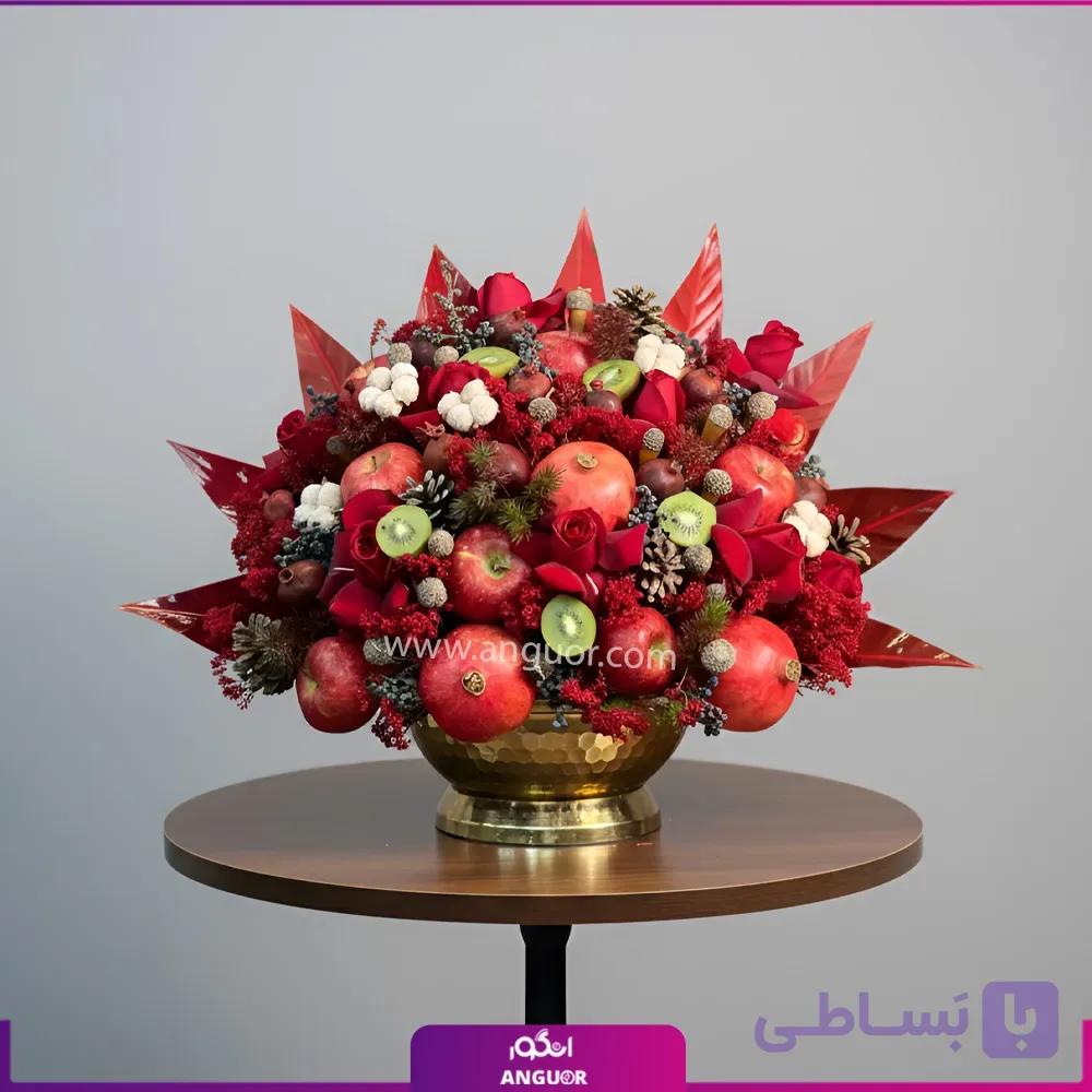 جام گل سرخ ترین شب یلدا