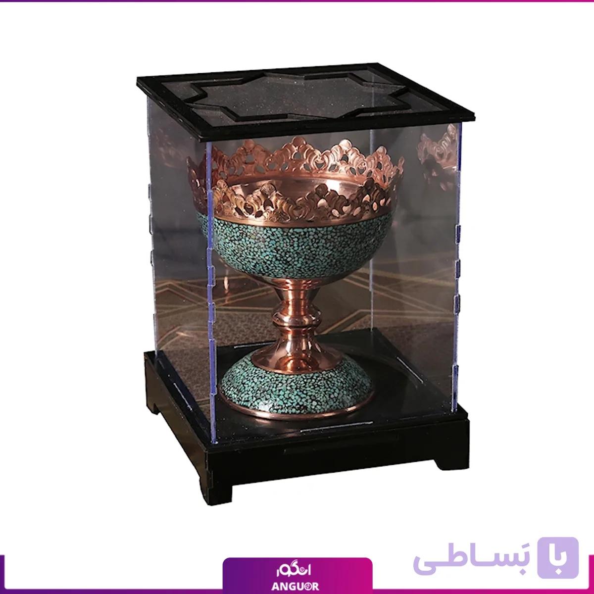 باکس هدیه آجیل خوری فیروزه‌کوبی — تصویر 1
