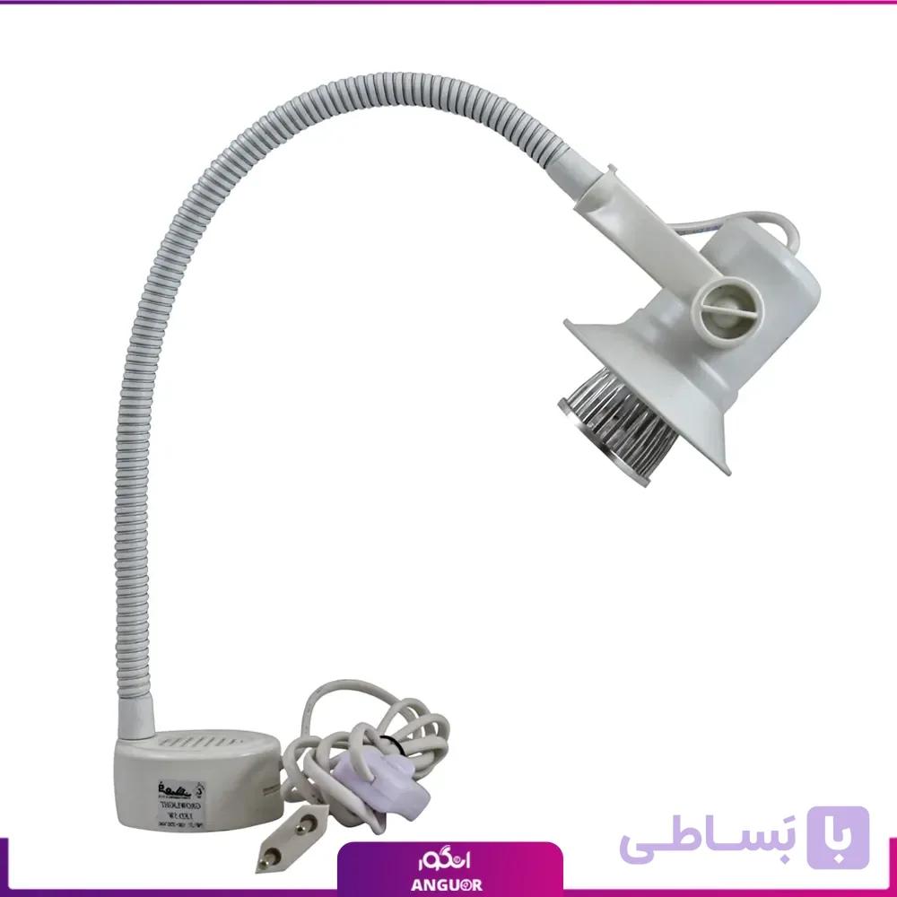 چراغ خرطومی رشد گیاه 5 وات(با لامپ حبابی و لنزدار)