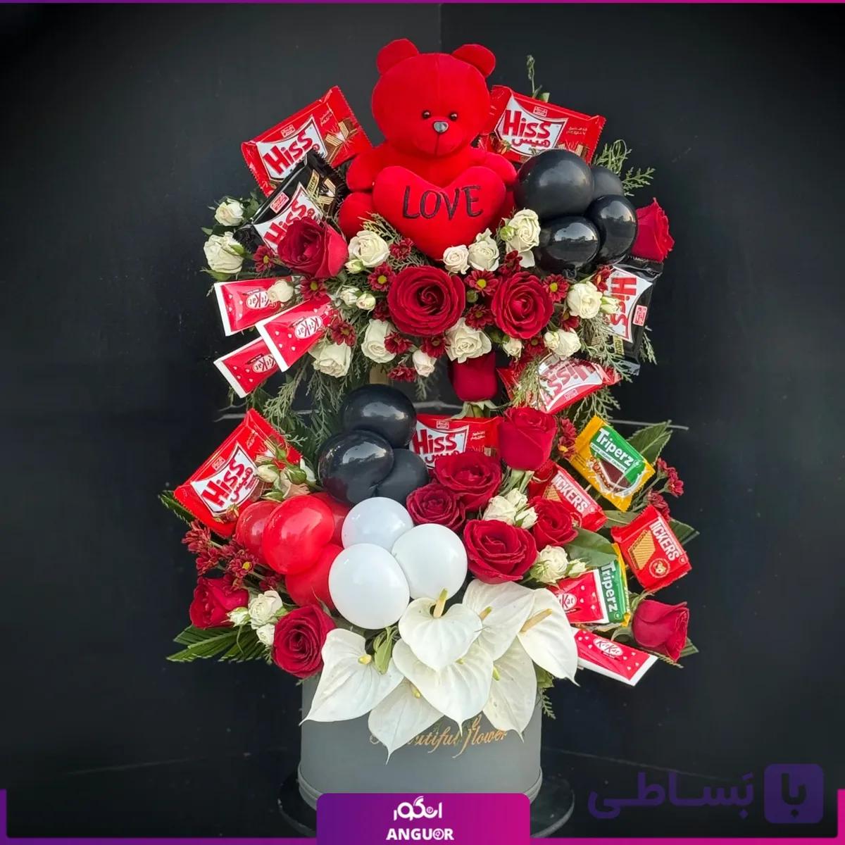 باکس گل و هدیه ولنتاین لاکچری و خاص