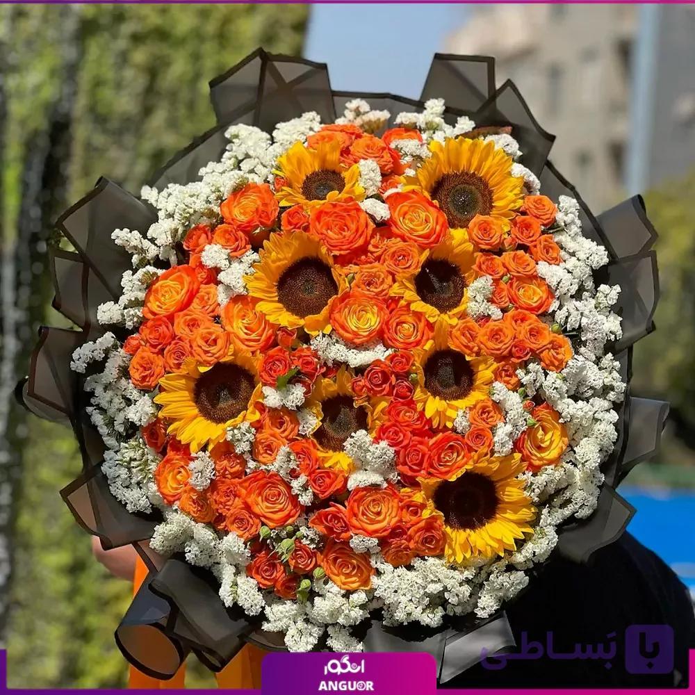 دسته گل پاییزی آغوش لطیف