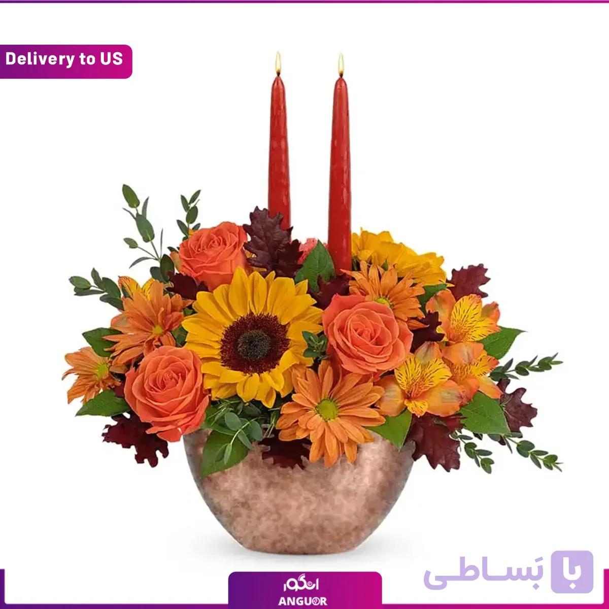 باکس گل ویژه هالووین (تحویل در امریکا) — تصویر 1