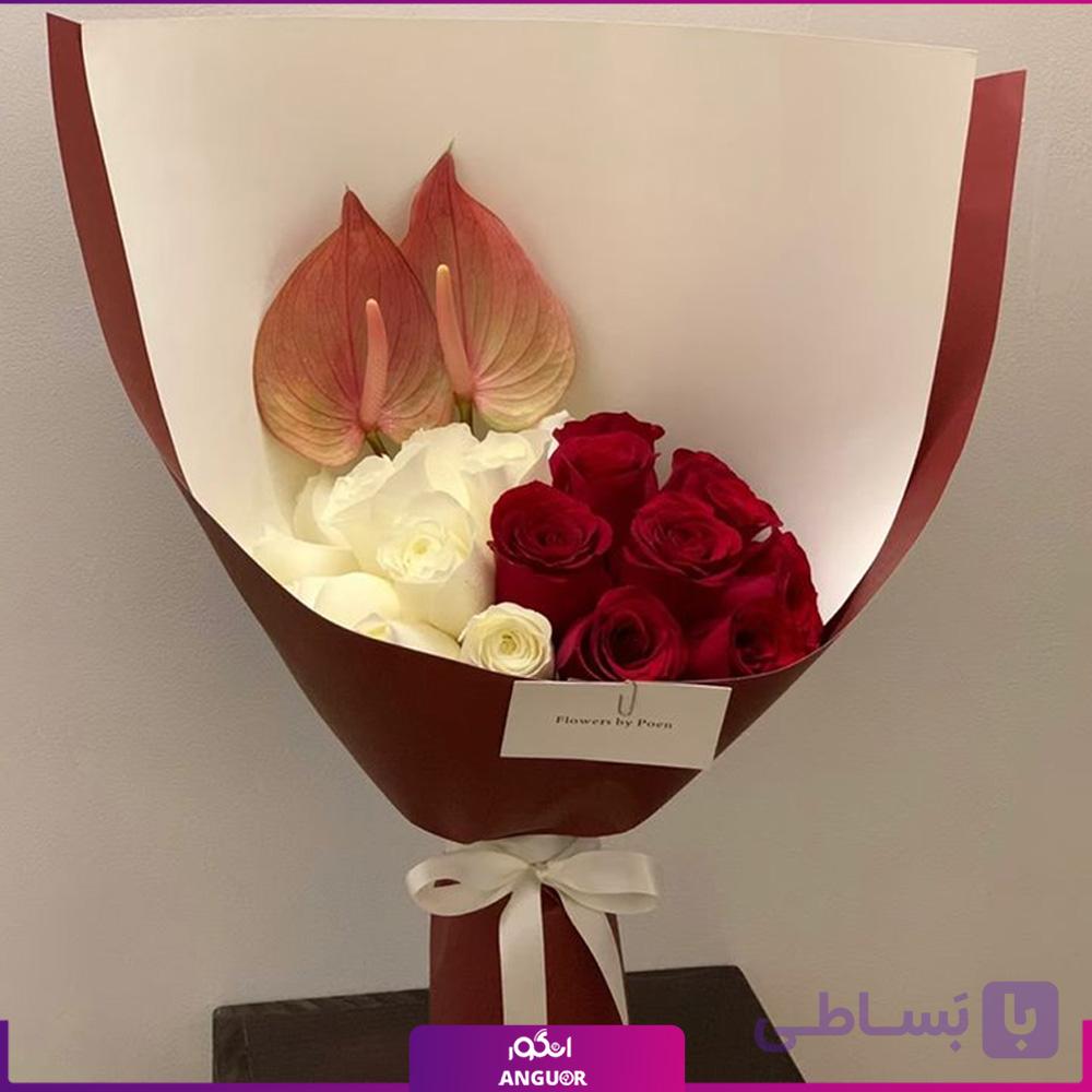 دسته گل پرواز دو قلب