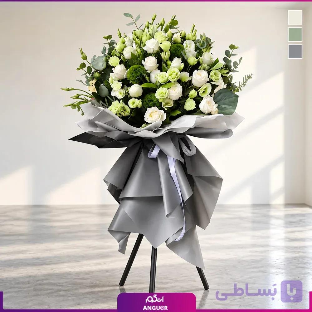 دسته گل قدی لیسیانتوس