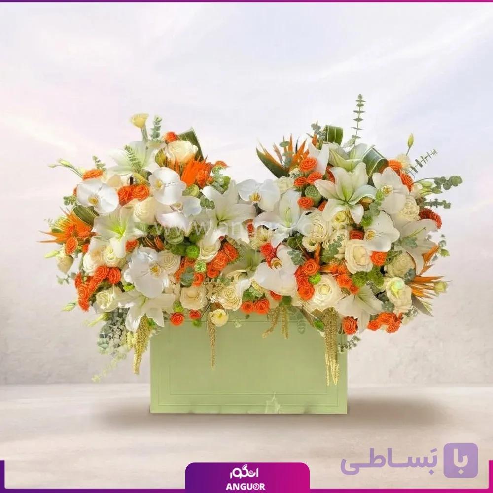 باکس گل طبیعی طراوت ماندگار