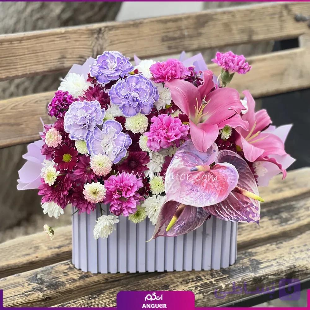 باکس گل لبخندی که تمام نمی شود