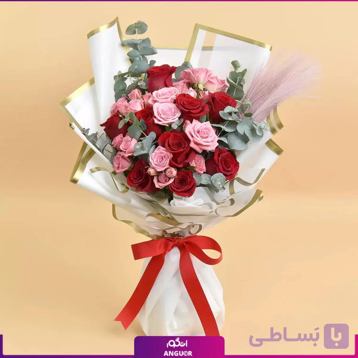 Timeless Romance: Red & Pink Rose Symphony — تصویر 1