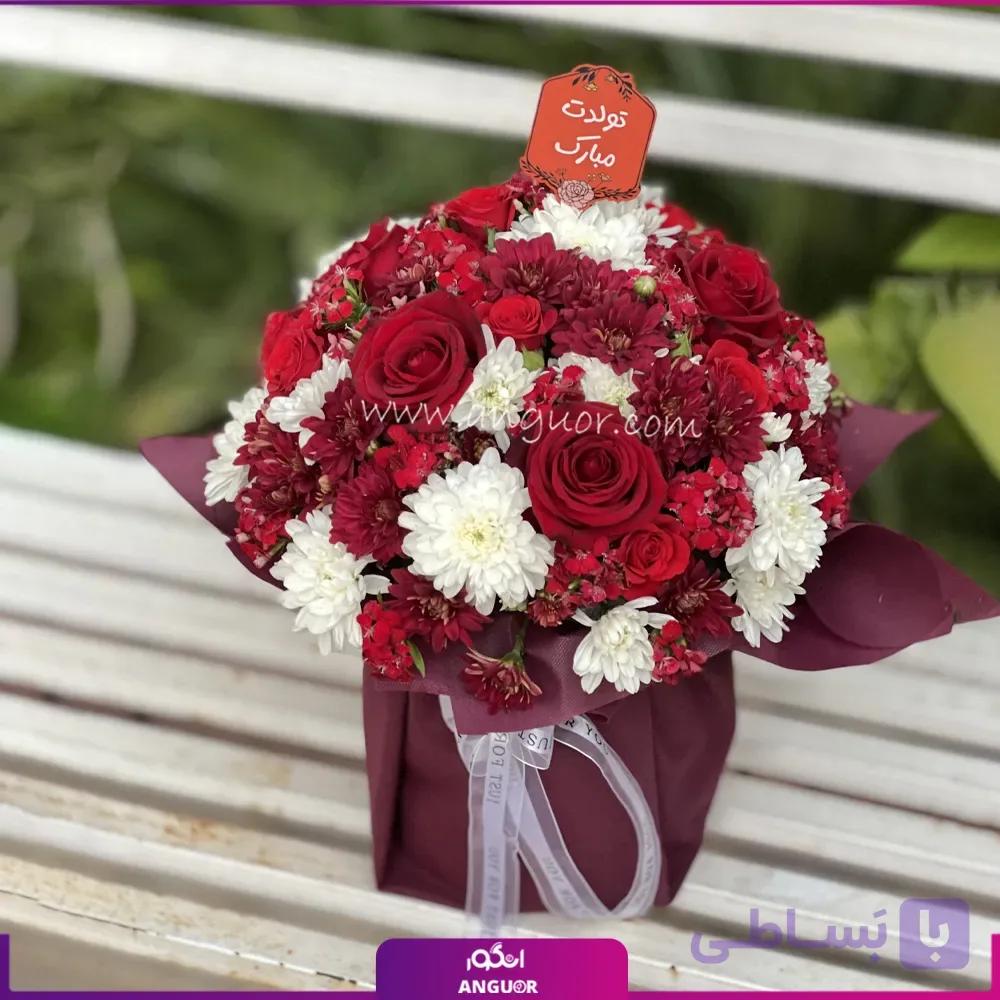 باکس گل طبیعی تولد — تصویر 1