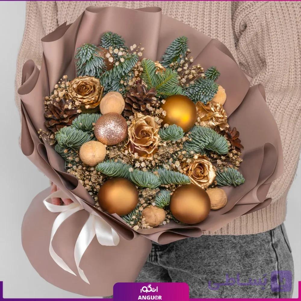 دسته گل کریسمس شاد (سال نو میلادی)