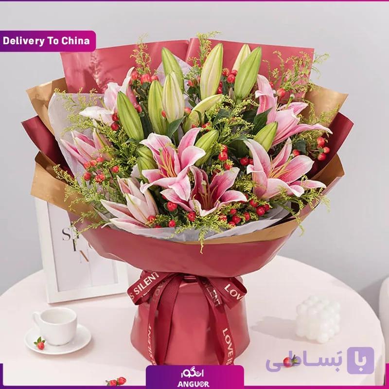 (Delivery in China) Lilium bouquet — تصویر 1