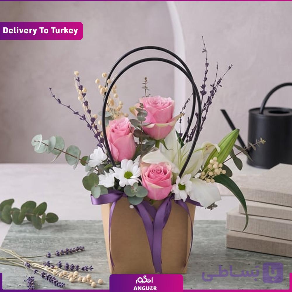 باکس گل سورپرایزی (ارسال گل به ترکیه)