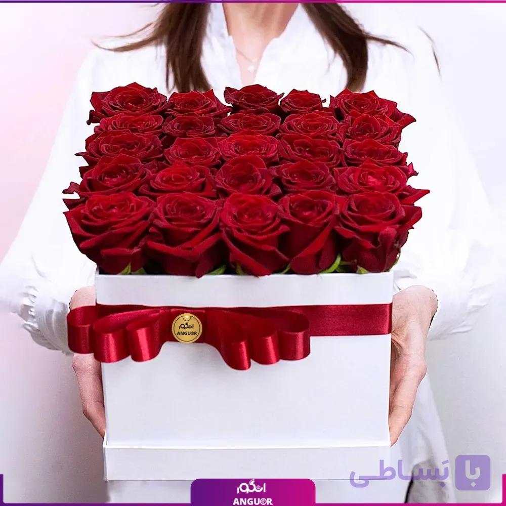 باکس گل مکعب عشق