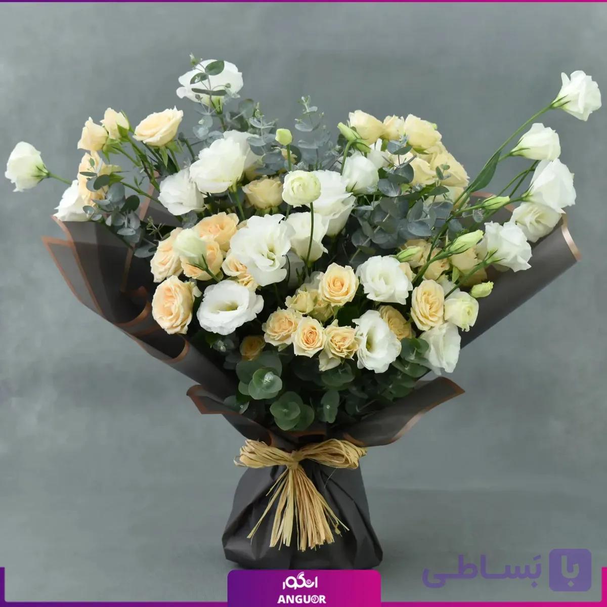 دسته گل تسلیت مشکی — تصویر 1